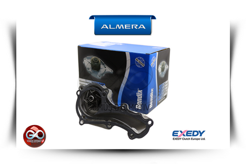 21010-9F605<br>SU POMPASI  "DEVİRDAİM"<br>ALMERA-N16E-QG15DE-1500 cc BENZİNLİ - Gümüş Otomotiv