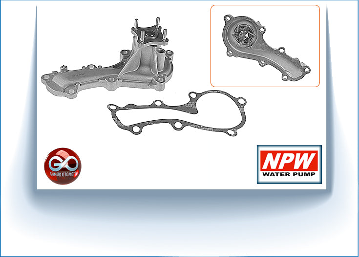 21010-9F605<br>SU POMPASI = DEVİRDAİM<br>PRIMERA>>P12E >>QG16DE>>1600 cc >>BENZİNLİ - Gümüş Otomotiv