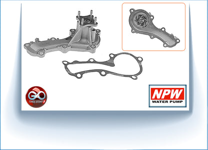 NPW su pompası ve conta takımı; metal devirdaim gövdesi