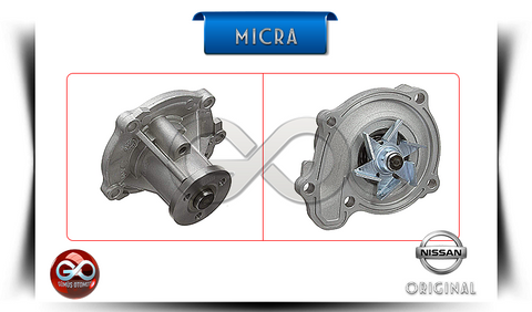 21010-BX000<br> SU POMPASI "DEVİRDAİM" <br>MICRA-K12E-CR12DE-1200 cc BENZİNLİ - Gümüş Otomotiv