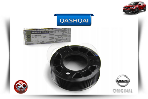 21051-00Q0C<br> DEVİRDAİM PULESİ<br> QASHQAI-J11E-R9M-1600 cc DİZEL - Gümüş Otomotiv