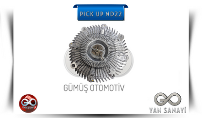 Gri metal otomotiv pervaneli pompa çarkı, yan açıdan görünüm