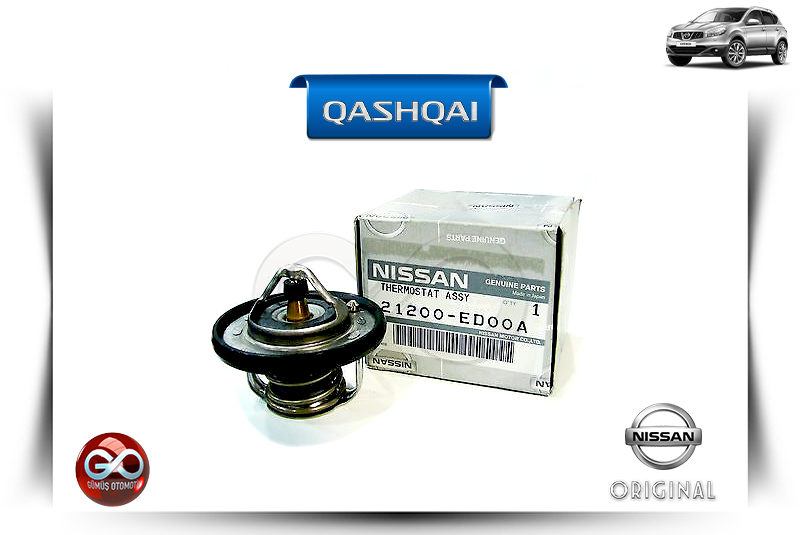 21200-ED00A<br> TERMOSTAT<br> QASHQAI - J10E - MR20DE - 2000 cc DİZEL - Gümüş Otomotiv