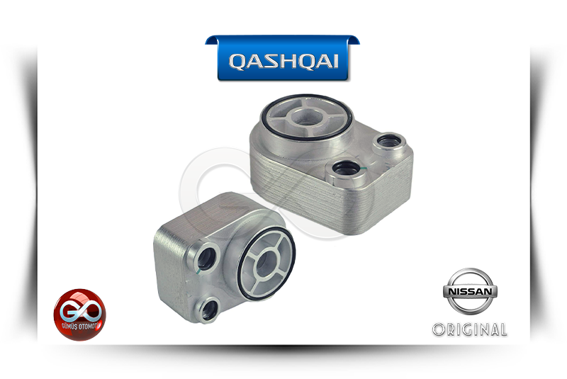 21300-00Q0B  <br>MOTOR YAĞ SOĞUTUCUSU<br>QASHQAI-J10E-K9K-1500 cc DİZEL - Gümüş Otomotiv