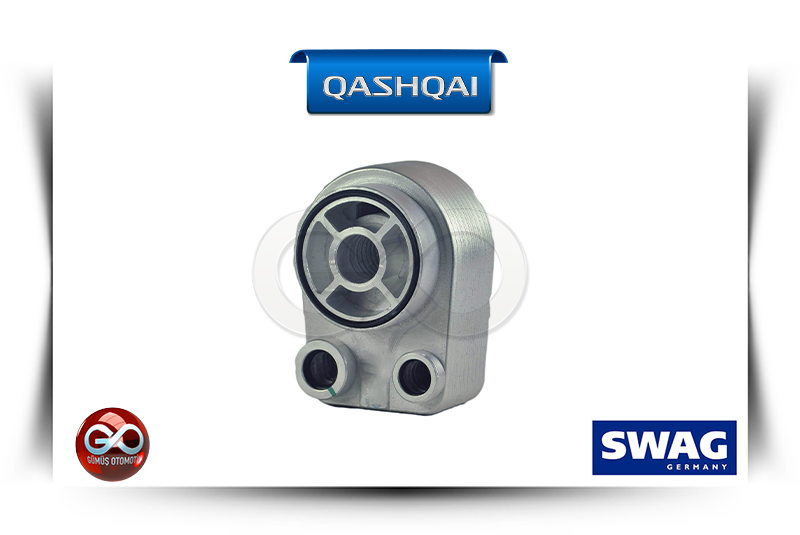 21300-00Q0B  <br>MOTOR YAĞ SOĞUTUCUSU<br>QASHQAI-J10E-K9K-1500 cc DİZEL - Gümüş Otomotiv