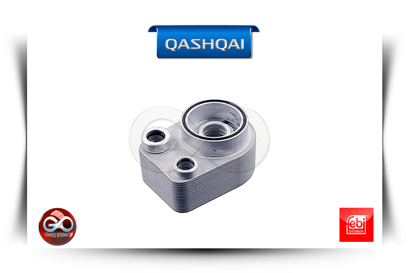 21300-00Q0B  <br>MOTOR YAĞ SOĞUTUCUSU<br>QASHQAI-J10E-K9K-1500 cc DİZEL - Gümüş Otomotiv