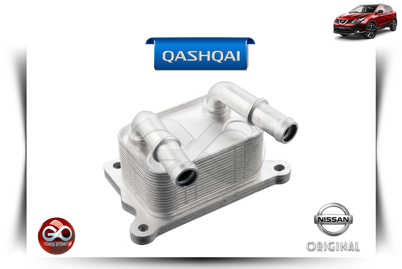 21300-00Q0G<br> YAĞ SOĞUTUCU<br> QASHQAI - J11E - HRA2DDT - 1200 cc BENZİNLİ - Gümüş Otomotiv