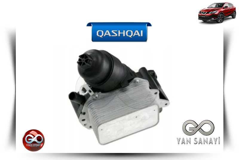21305-00QAE<br> YAĞ SOĞUTUCU<br> QASHQAI-J11E-R9M-1600 cc DİZEL - Gümüş Otomotiv