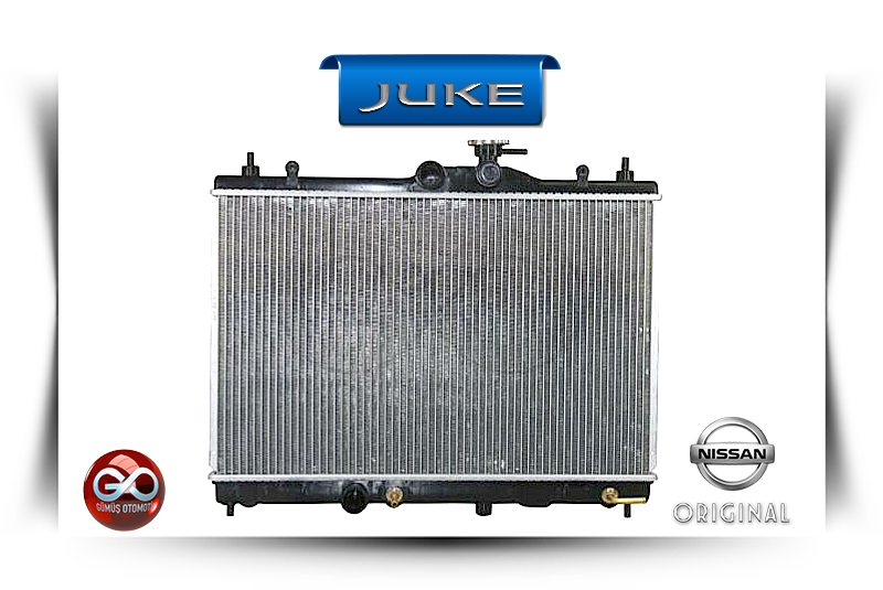 Juke radyatörü, metal petekli; Nissan orijinal etiketi