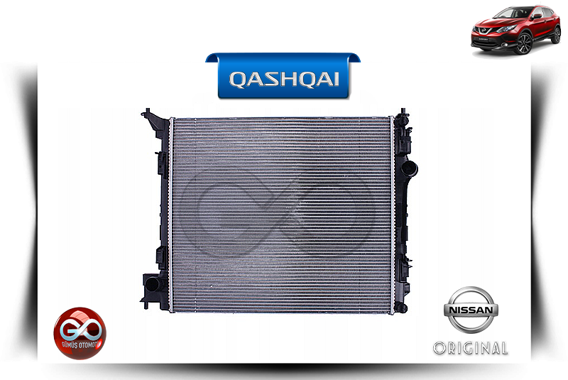 21410-4EA1A<br> MOTOR RADYATÖR<br> QASHQAI-J11E-K9K-1500 cc DİZEL - Gümüş Otomotiv