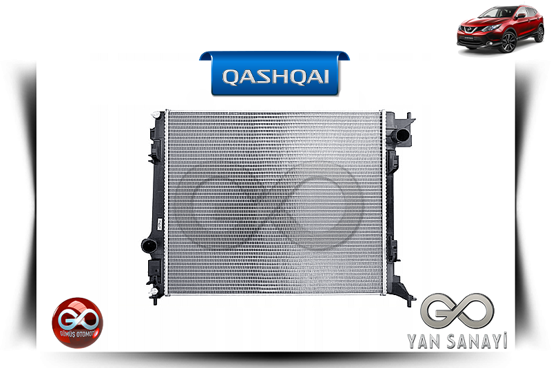 21410-4EA1A<br> MOTOR RADYATÖR<br> QASHQAI-J11E-K9K-1500 cc DİZEL - Gümüş Otomotiv