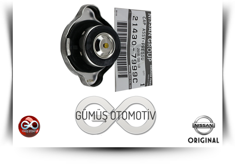 21430-01F01<br>MOTOR RADYATÖR KAPAĞI<br>MAXIMA = A32 = VQ20DE = 2000 cc = BENZİNLİ - Gümüş Otomotiv