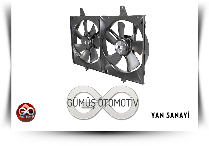 21481-38U00<br>KOMPLE MOTOR RADYATÖR FANI<br>MAXIMA = A32 = VQ20DE = 2000 cc = BENZİNLİ - Gümüş Otomotiv