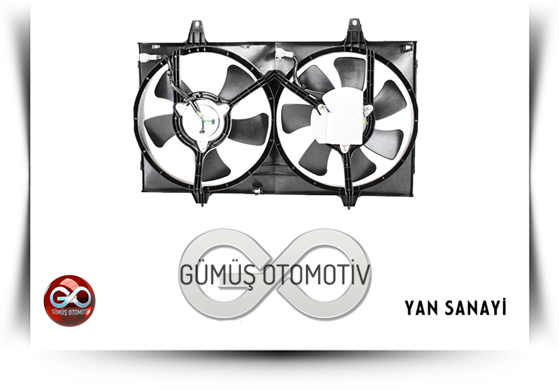 21481-38U00<br>KOMPLE MOTOR RADYATÖR FANI<br>MAXIMA = A32 = VQ20DE = 2000 cc = BENZİNLİ - Gümüş Otomotiv