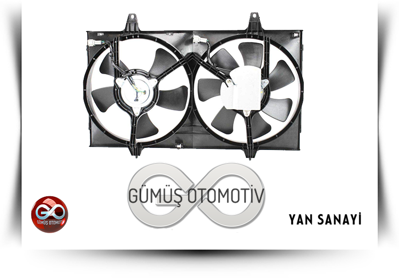 21481-38U00<br>KOMPLE MOTOR RADYATÖR FANI<br>MAXIMA = A32 = VQ20DE = 2000 cc = BENZİNLİ - Gümüş Otomotiv
