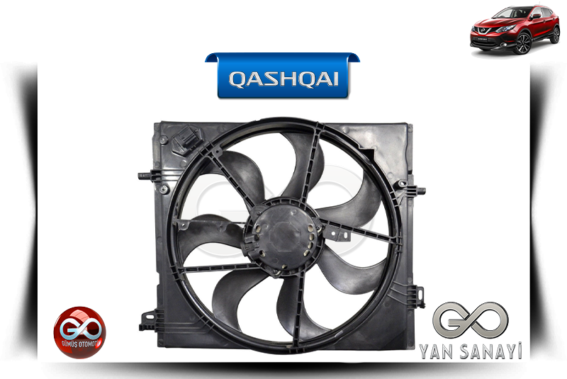 21481-4EB0A<br> MOTOR RADYATÖR FAN<br> QASHQAI-J11E-K9K-1500 cc DİZEL - Gümüş Otomotiv