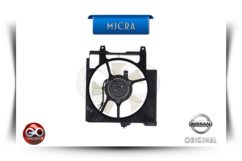 21481-4F100<br>MOTOR RADYATÖR FAN<br>MICRA-K11E-CG13DE-1300 cc BENZİNLİ - Gümüş Otomotiv