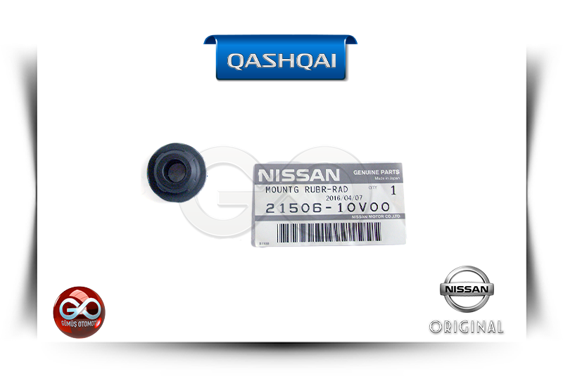 21506-JE20A <br>MOTOR RADYATÖRÜ ÜST MONTAJ LASTİĞİ<br>QASHQAI-J10E-K9K-1500cc  DİZEL - Gümüş Otomotiv