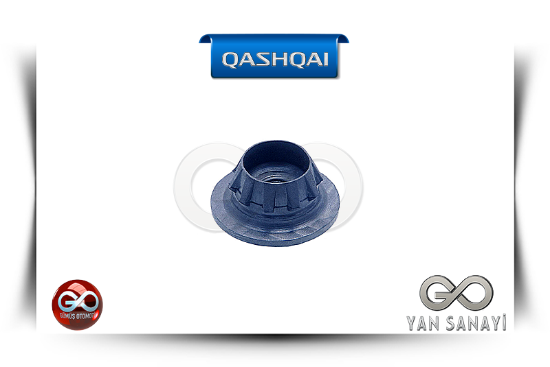 21507-BU000 <br>INTERCOOLER RADYATÖRÜ MONTAJ ALT LASTİĞİ<br>QASHQAI-J10E-K9K-1500cc DİZEL - Gümüş Otomotiv