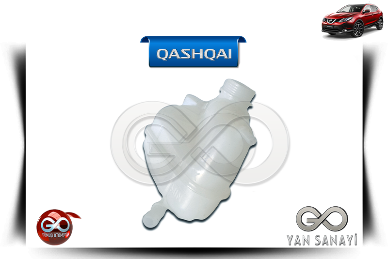 21711-4EA0A<br> MOTOR RADYATÖR YEDEK SU DEPOSU<br> QASHQAI-J11E-K9K-1500 cc DİZEL - Gümüş Otomotiv