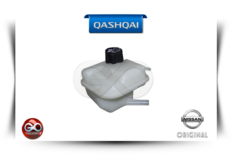 21721-JD00B <br>MOTOR RADYATÖRÜ YEDEK SU DEPOSU<br>QASHQAI-J10E-K9K-1500cc DİZEL - Gümüş Otomotiv