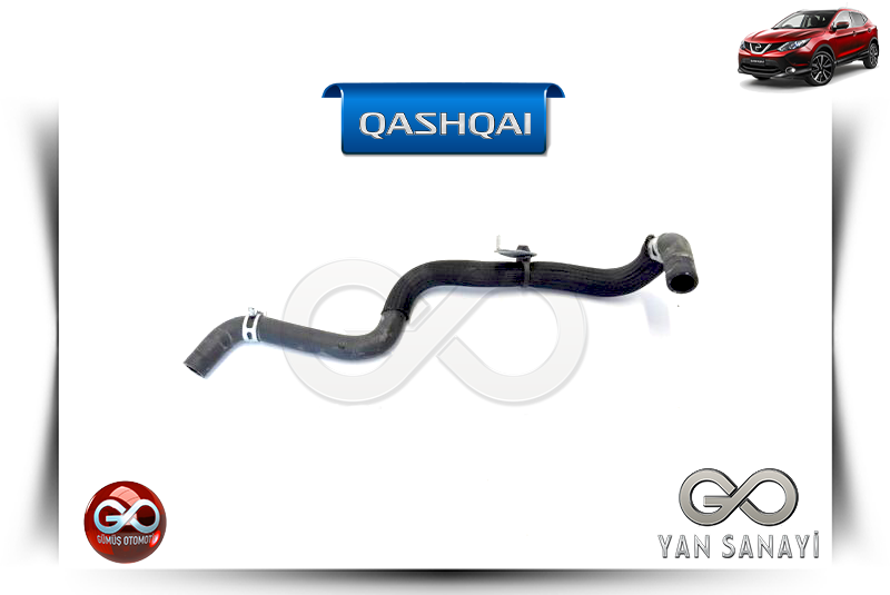 21742-4ED0A<br>MOTOR RADYATÖRÜ YEDEK SU DEPO SU GİRİŞ BORUSU<br>QASHQAI - J11E - HRA2DDT - 1200 cc BENZİNLİ - Gümüş Otomotiv