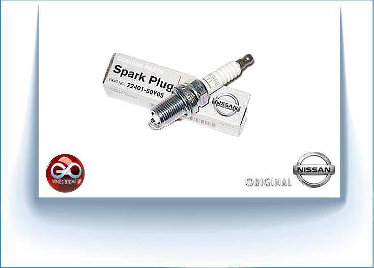 22401-50Y04<br>ATEŞLEME BUJİSİ >>KISA PASOLU<br>ALMERA >>N16E >>QG15DE >>1500 cc  BENZİNLİ - Gümüş Otomotiv