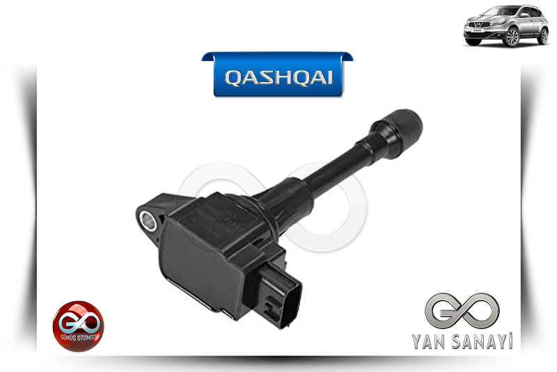 22448-ED000<br> ATEŞLEME BOBİNİ<br> QASHQAI - J10E - MR20DE - 2000 cc DİZEL - Gümüş Otomotiv