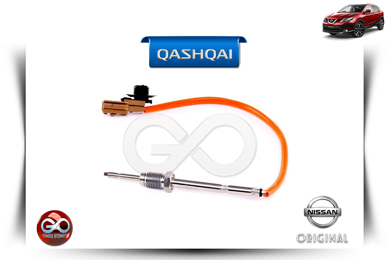 22640-00QAA<br> EKSOZ GAZ HARARET SENSÖRÜ<br> QASHQAI-J11E-R9M-1600 cc DİZEL - Gümüş Otomotiv