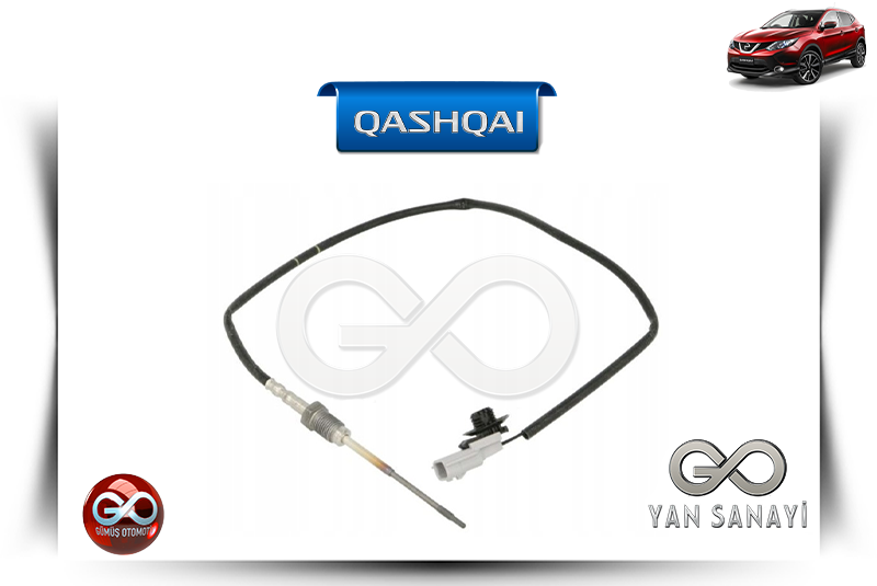 22640-00QAC<br> EKSOZ GAZ HARARET SENSÖRÜ<br> QASHQAI-J11E-R9M-1600 cc DİZEL - Gümüş Otomotiv