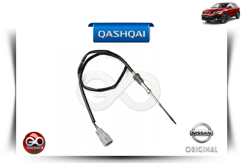 22640-00QAD<br> EKSOZ GAZ HARARET SENSÖRÜ<br> QASHQAI-J11E-R9M-1600 cc DİZEL - Gümüş Otomotiv