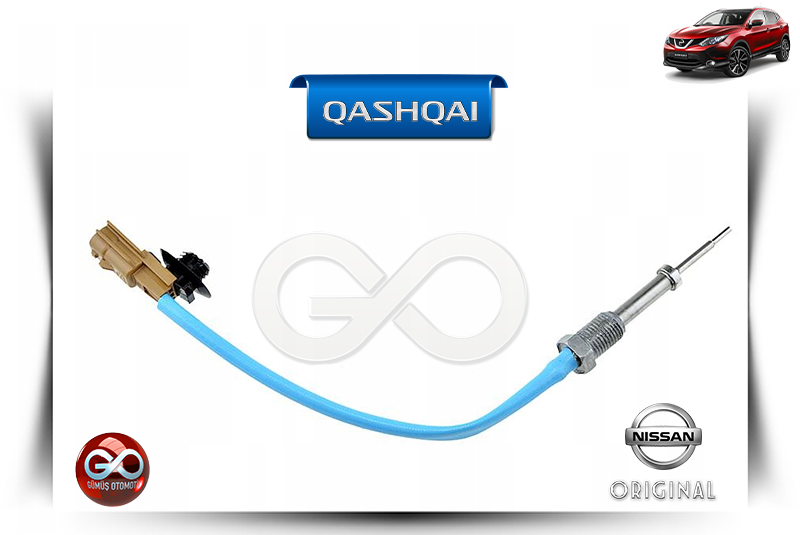 22640-00QAG<br> EKSOZ GAZ HARARET SENSÖRÜ<br> QASHQAI-J11E-R9M-1600 cc DİZEL - Gümüş Otomotiv
