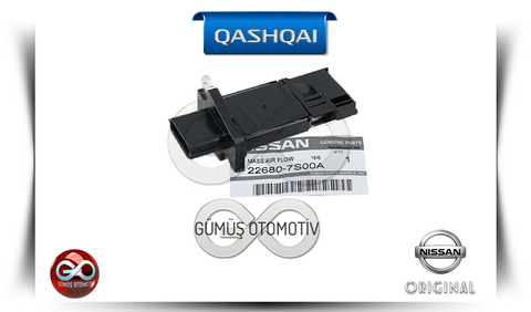 22680-7S000<br>HAVA KÜTLE ÖLÇER  "DEBİMETRE"<br>QASHQAI | J10E | HR16DE | 1600 cc  BENZİNLİ - Gümüş Otomotiv