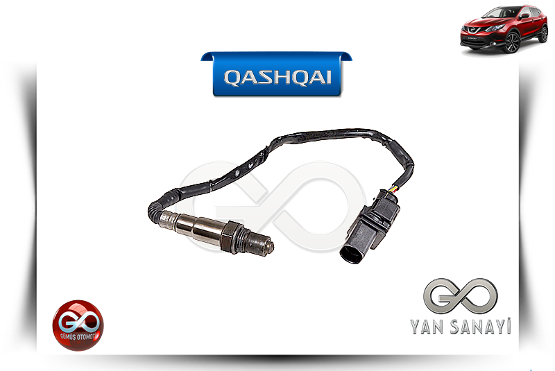 22690-00Q1C<br> OKSİJEN SENSÖRÜ<br> QASHQAI-J11E-K9K-1500 cc DİZEL - Gümüş Otomotiv