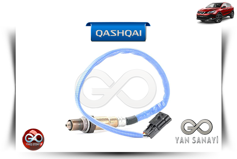 22690-00Q1K<br> OKSİJEN SENSÖRÜ<br> QASHQAI-J11E-R9M-1600 cc DİZEL - Gümüş Otomotiv