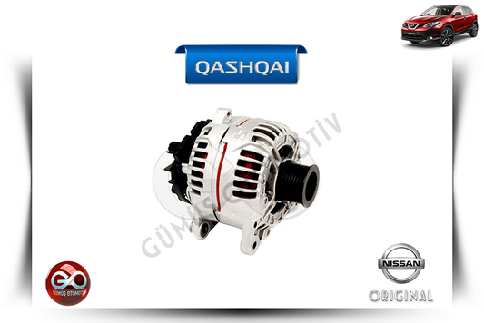 23100-4EA0A<br> ŞARJ DİNAMOSU "ALTERNATÖR"<br> QASHQAI-J11E-K9K-1500 cc DİZEL - Gümüş Otomotiv