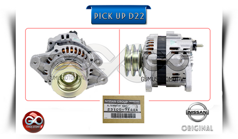 23100-7T40A<br>KOMPLE ALTERNATÖR "ŞARJ DİNAMOSU"<br>PICK UP - D22 - TD27 - 2700 cc  DİZEL - Gümüş Otomotiv