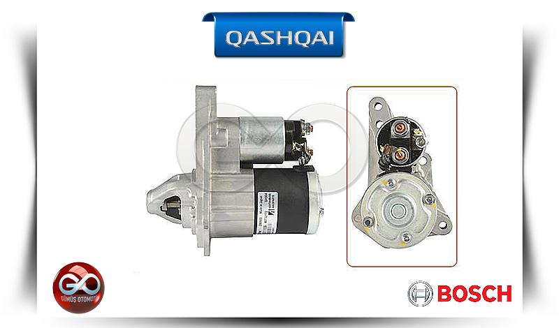 23300-BC200<br>KOMPLE MARŞ DİNAMOSU<br>QASHQAI | J10E | HR16DE | 1600 cc  BENZİNLİ - Gümüş Otomotiv