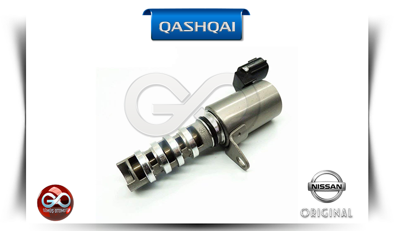 23796-ED00B otomotiv solenoidi, metal gövdeli ve siyah konnektörlü parça