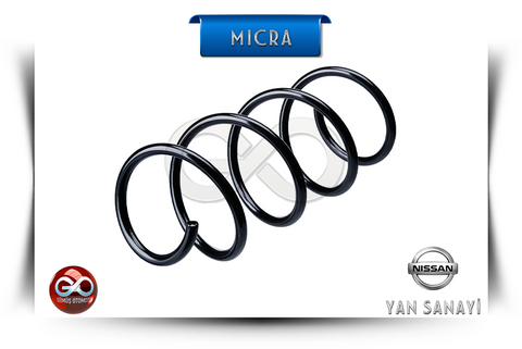 54010-AX610<br>ÖN AMORTİSÖR HELEZONU<br>MICRA = K12E = CR12DE = 1200 cc = BENZİNLİ - Gümüş Otomotiv