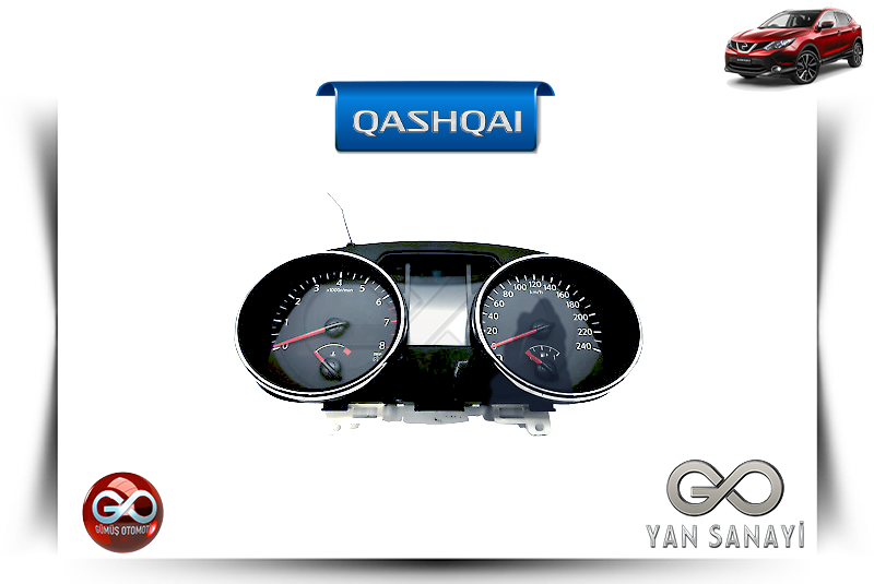 24810-4EL2A <br>KOMPLE GÖSTERGE <br> QASHQAI - J11E - Gümüş Otomotiv