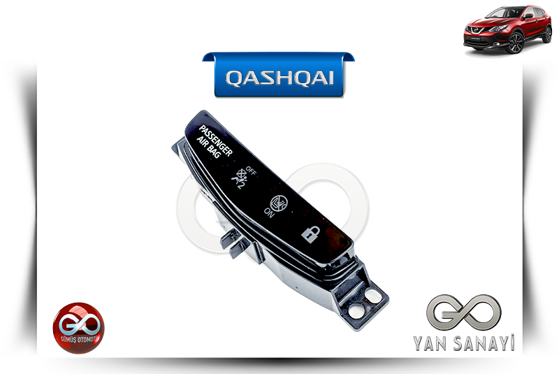 25020-4EA0A<br> GÖĞÜSLÜK AIRBAG UYARI GÖSTERGESİ<br> QASHQAI - J11E - Gümüş Otomotiv