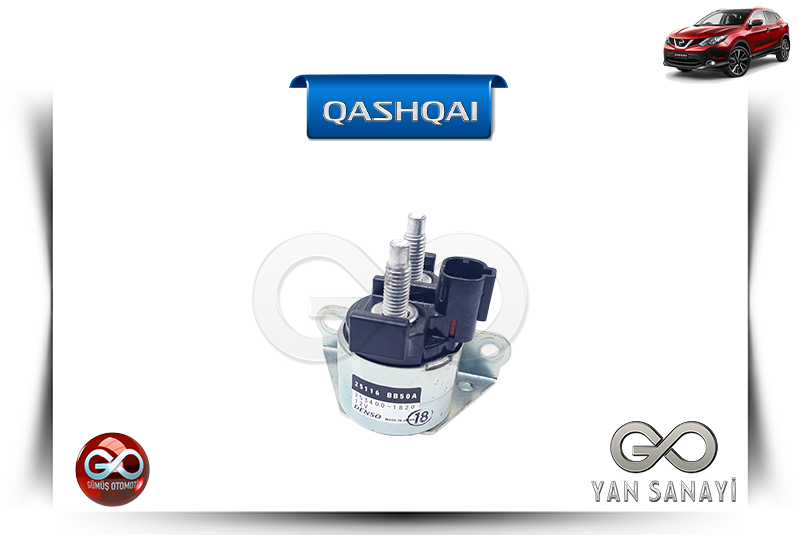 25116-BB50A <br> MARŞ RÖLESİ<br> QASHQAI - J11E - Gümüş Otomotiv