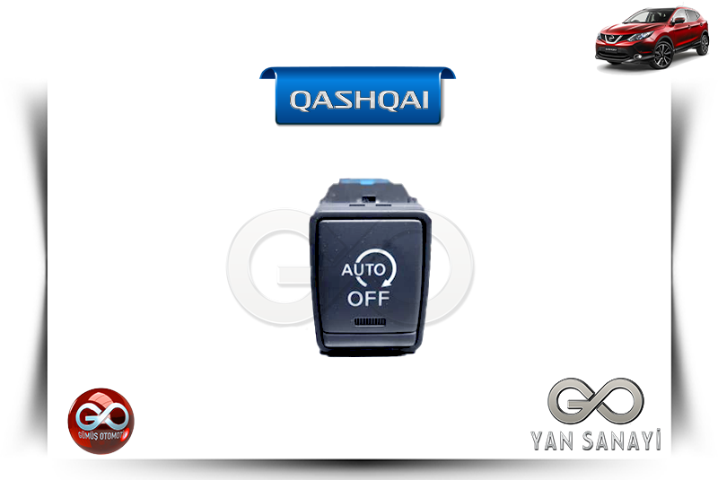 25153-1VA0A <br> ASR DÜĞMESİ<br> QASHQAI - J11E - Gümüş Otomotiv