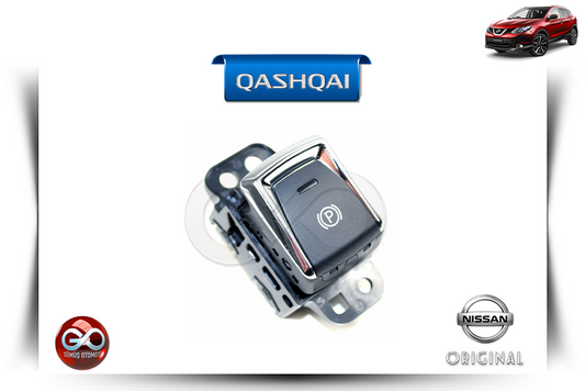 25175-4BA0A<br> ELEKTRİKLİ EL FREN BUTONU<br> QASHQAI - J11E - Gümüş Otomotiv