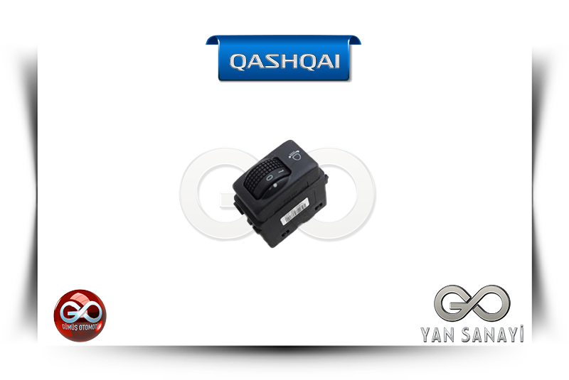 25190-JD00B<br>FAR AYAR DÜĞMESİ<br>QASHQAI | J10E - Gümüş Otomotiv
