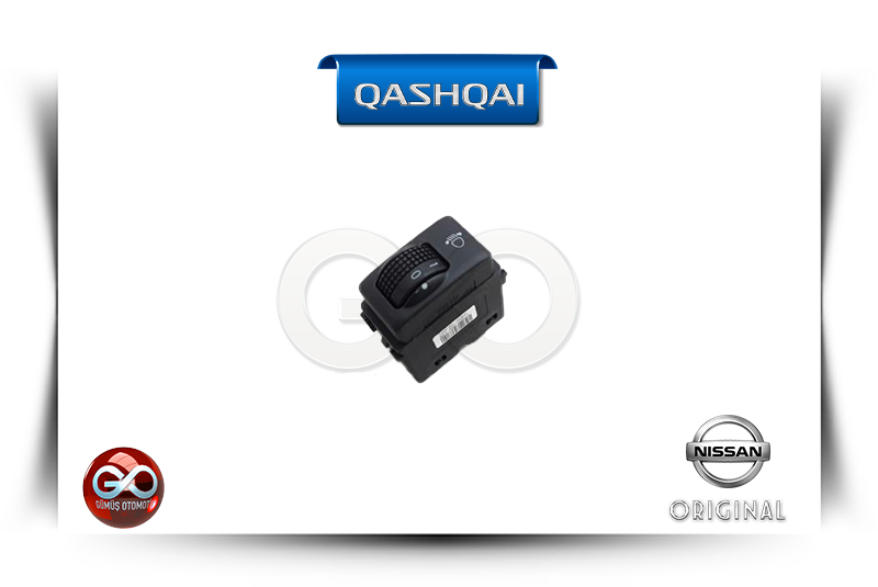 25190-JD00B<br>FAR AYAR DÜĞMESİ<br>QASHQAI | J10E - Gümüş Otomotiv