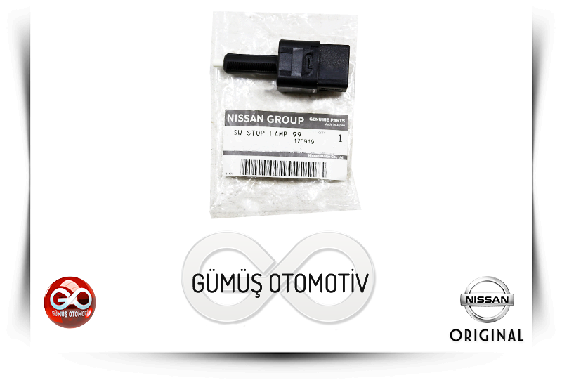 25320-4M400<br>FREN PEDALI STOP LAMBA MÜŞİRİ<br>ALMERA = N16E = QG15DE  = 1500 cc = BENZİNLİ - Gümüş Otomotiv