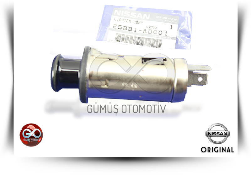 25331-AD000<br>KOMPLE ÇAKMAK<br>PICK UP = ND22 = YD25DDTI = 2500 cc = DİZEL - Gümüş Otomotiv