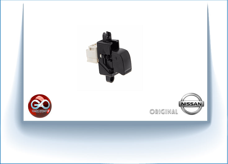 25411-0V000<br>ARKA KAPI CAM AÇMA DÜĞMESİ<br>ALMERA = N16E = QG15DE = 1500 cc = BENZİNLİ - Gümüş Otomotiv